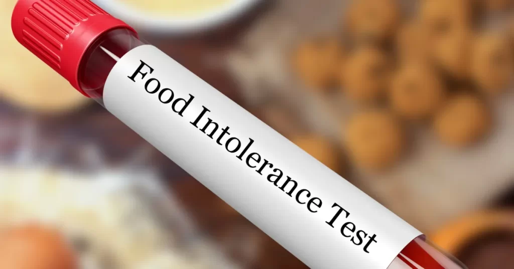 How is a food intolerance test performed?